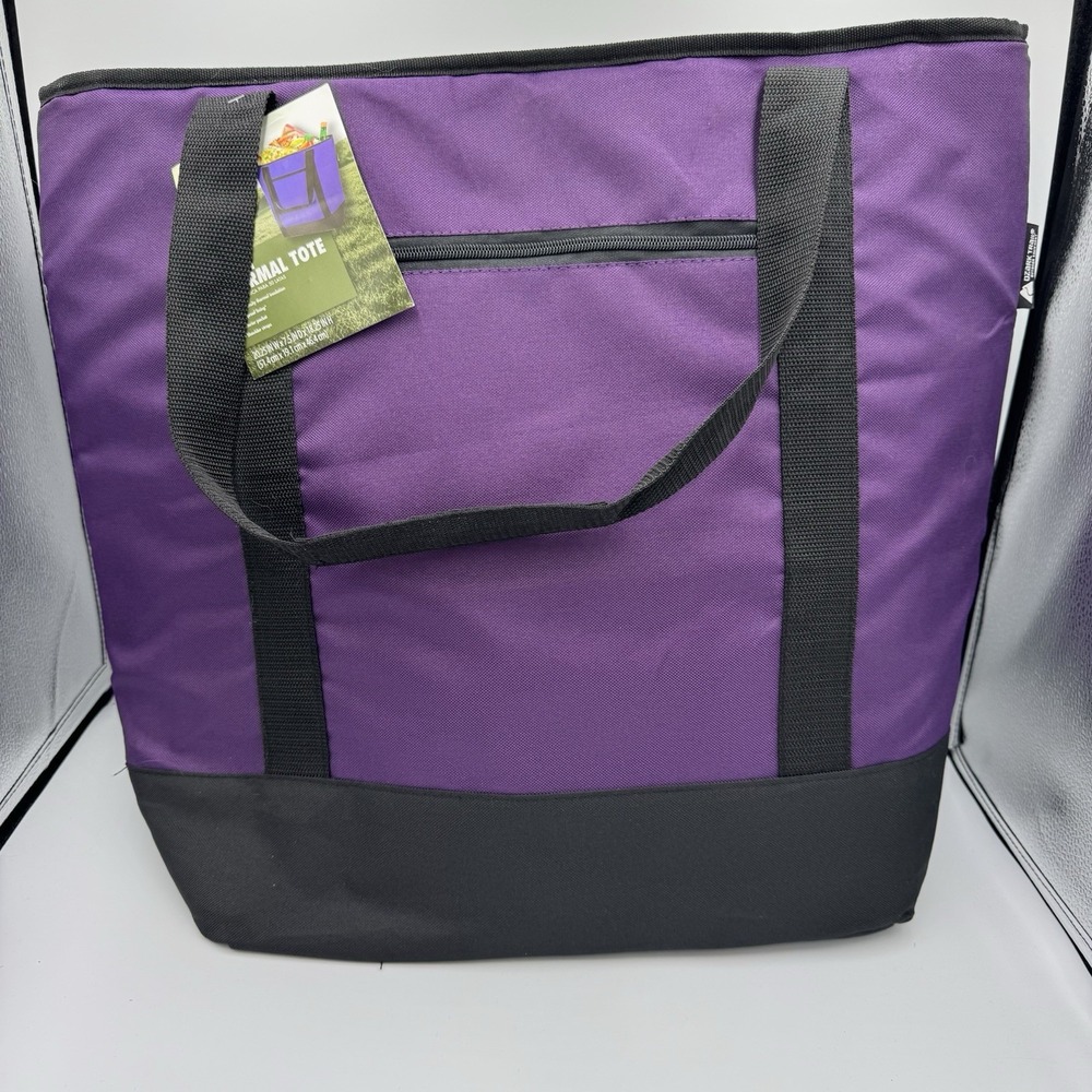 Ozark Trail 50 can Thermal Soft Sided Cooler Tote, Purple NEW